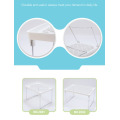 Estante plegable plástico blanco polivalente durable del superventas para el hogar